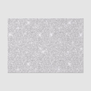Papel De Seda Brilhante Brilho Branco Cor Prata Feliz Natal