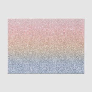 Papel De Seda Brilhante Rosa azul brilhante Brilhante Dourado
