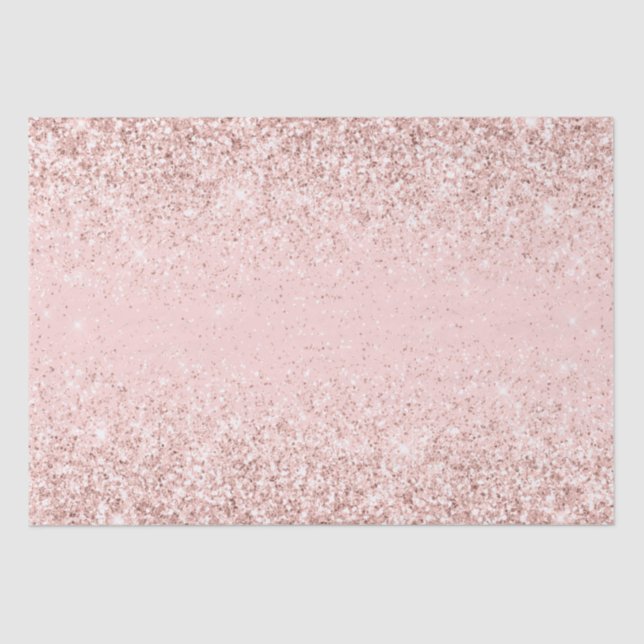 Papel De Seda Brilhante Rosa Brilhante (Frente )