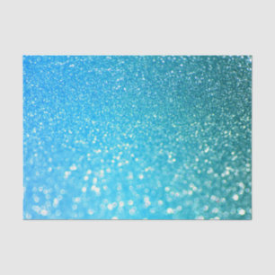 Papel De Seda Brilho azul do verão da praia do Aqua