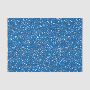 Papel De Seda Brilho azul Sparkly