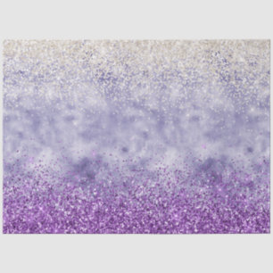 Papel De Seda Brilho Branco Roxo
