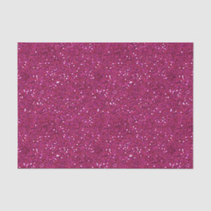 Papel De Seda Brilho chique Sparkly do rosa quente do brilho