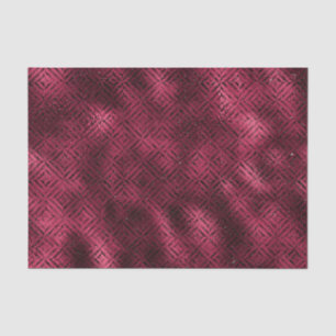Papel De Seda Brilho Diamante Folha Glam Burgundy