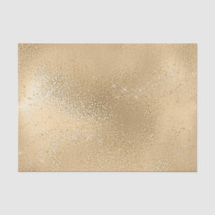 Papel De Seda Brilho Dourado Cintilante Estrela Glam Glamour Noi