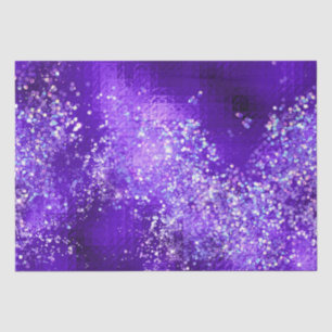 Papel De Seda Brilho Glitter Roxo Design Glamouroso Elegante