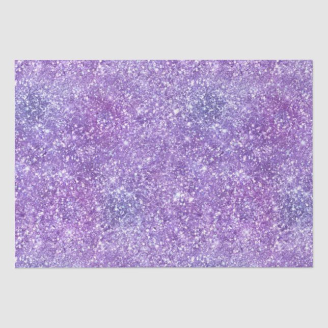 Papel De Seda Brilho Gradiente Iridescente Roxo Elegante (Frente )