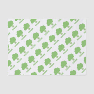 Papel De Seda Brócolos do Vegan
