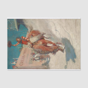 Papel De Seda Bronco Buster por Newell Convers Wyeth