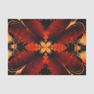 Papel De Seda Bronze Feather Fractal