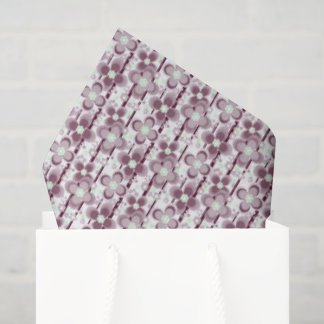 Papel De Seda brown and white floral pattern