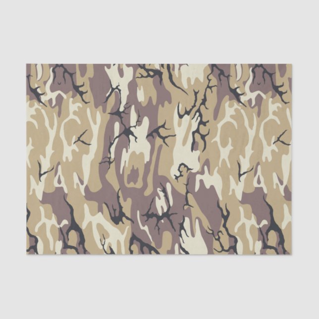 Papel De Seda Brown Camo (Frente )