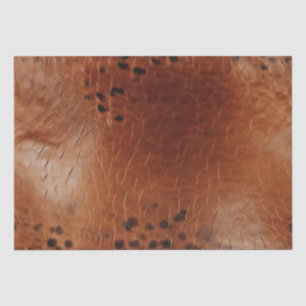 Papel De Seda Brown Faux Leather