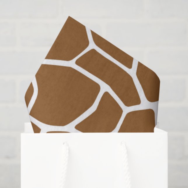 Papel De Seda Brown Giraffe  (Sacola de presentes)