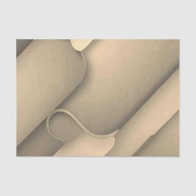 Papel De Seda Brown Hues Modern Art (Frente )