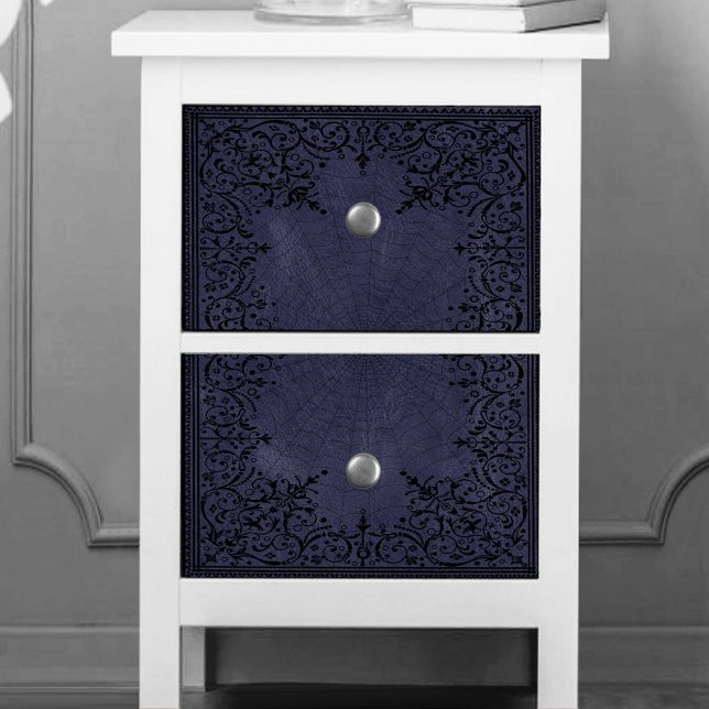 Papel De Seda Bruxa-Aranha | Bordados Roxos (Criador carregado)