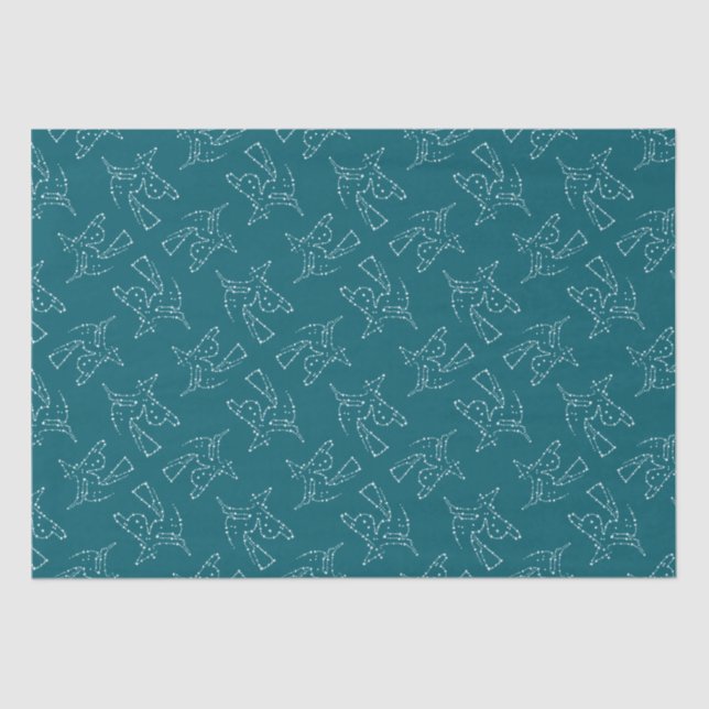 Papel De Seda Bruxa Branca das Estrelas no Halloween (Frente )