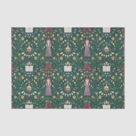 Papel De Seda Bruxa de Halloween Verde Spooky