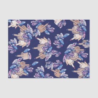 Papel De Seda Bruxa Feminista de Dedo Médio