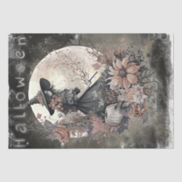 Papel De Seda Bruxa Floral Mística