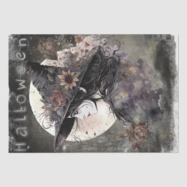 Papel De Seda Bruxa Floral Mística