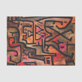 Papel De Seda Bruxa Florestal, Paul Klee Abstrato Art