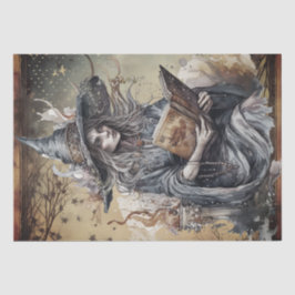 Papel De Seda Bruxa Mística