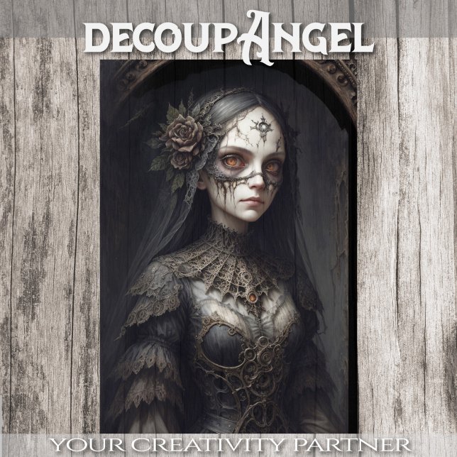 Papel De Seda Bruxa Mística: Clarissa - Decoupage - (Criador carregado)