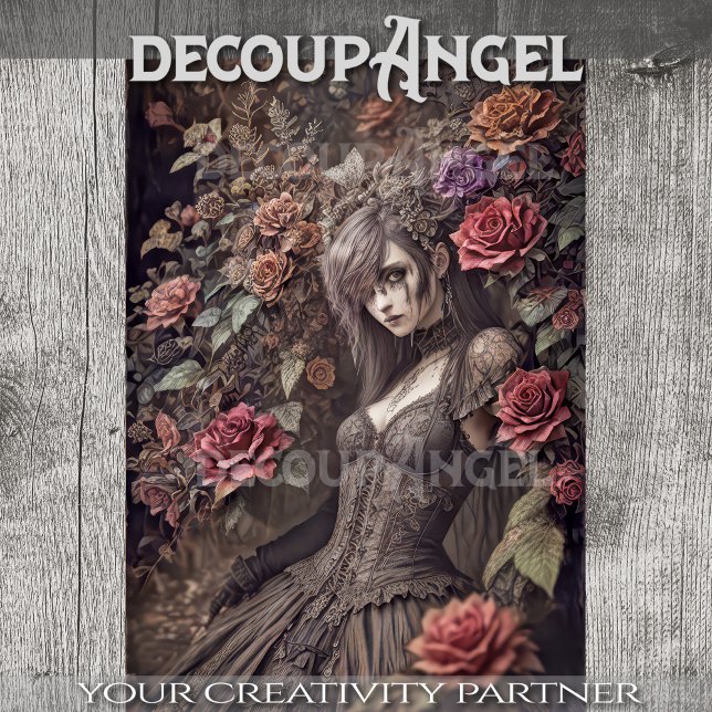 Papel De Seda Bruxa Mística: Hannah - Decoupage - (Criador carregado)