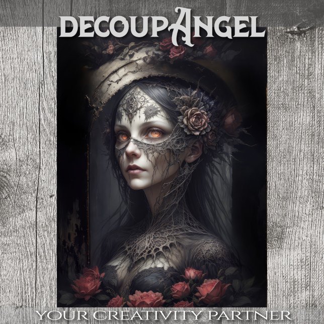 Papel De Seda Bruxa Mística: Lavinia - Decoupage - (Criador carregado)