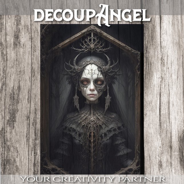 Papel De Seda Bruxa Mística: Petra - Decoupage - (Criador carregado)