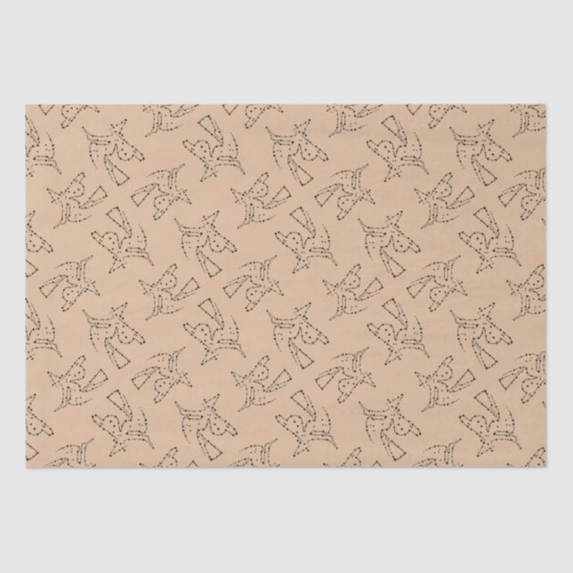 Papel De Seda Bruxa Negra do Dia das Estrelas (Frente )