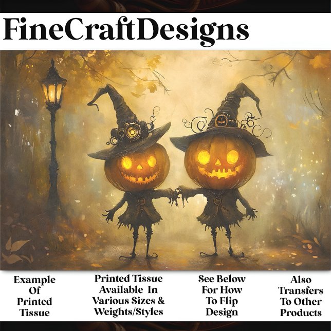 Papel De Seda Bruxas de Abóbora de Halloween A9 Desapareceram (Criador carregado)