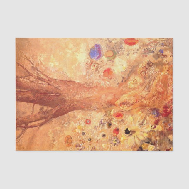 Papel De Seda Buda em sua juventude por Odilon Redon Tissue Pape (Frente )