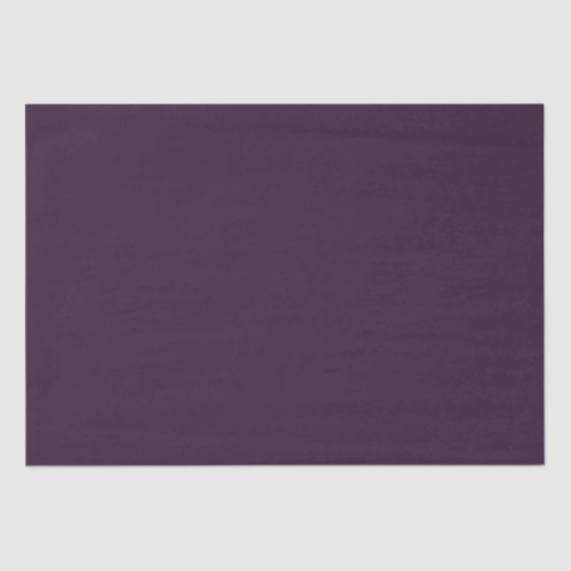 Papel De Seda BUDGET Casamento PLUM PURPLE Monocromo Simples (Frente )