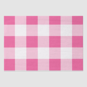 Papel De Seda Búfalo Branco Cor-de-Rosa Cheque Aniversário