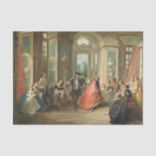 Papel De Seda Buff do Cego de Nicolas Lancret