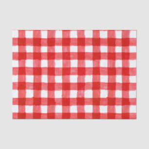 Papel De Seda Buffalo Russo Verificar Livro Branco e Vermelho
