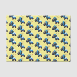 Papel De Seda Buggy duna em forma de cartoon de veículos rodoviá