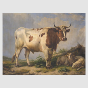 Papel De Seda Bull de Eugene Joseph Verboeckhoven