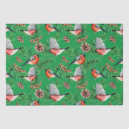 Papel De Seda Bullfinch Natal