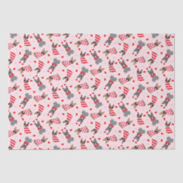 Papel De Seda Bulls Franceses namorados