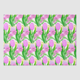 Papel De Seda Bunch of Spring Flowers