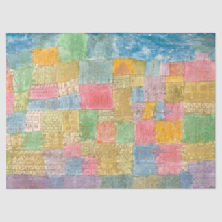 Papel De Seda Bunte Landschaft - Paul Klee