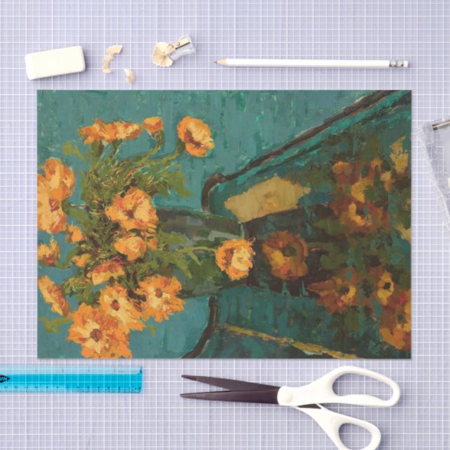 Papel De Seda Buquê de Camomiles | Jan Bohuszewicz (Arte )