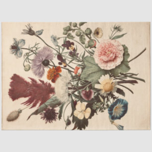 Papel De Seda Buquê de colheita de flores