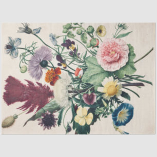 Papel De Seda Buquê de colheita de flores