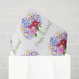 Papel De Seda Buquê de flores