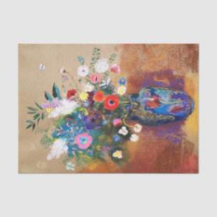 Papel De Seda Buquê de flores por Odilon Redon