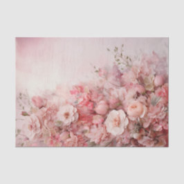 Papel De Seda Buquê de Flores Vermelhas e Rosa namorados